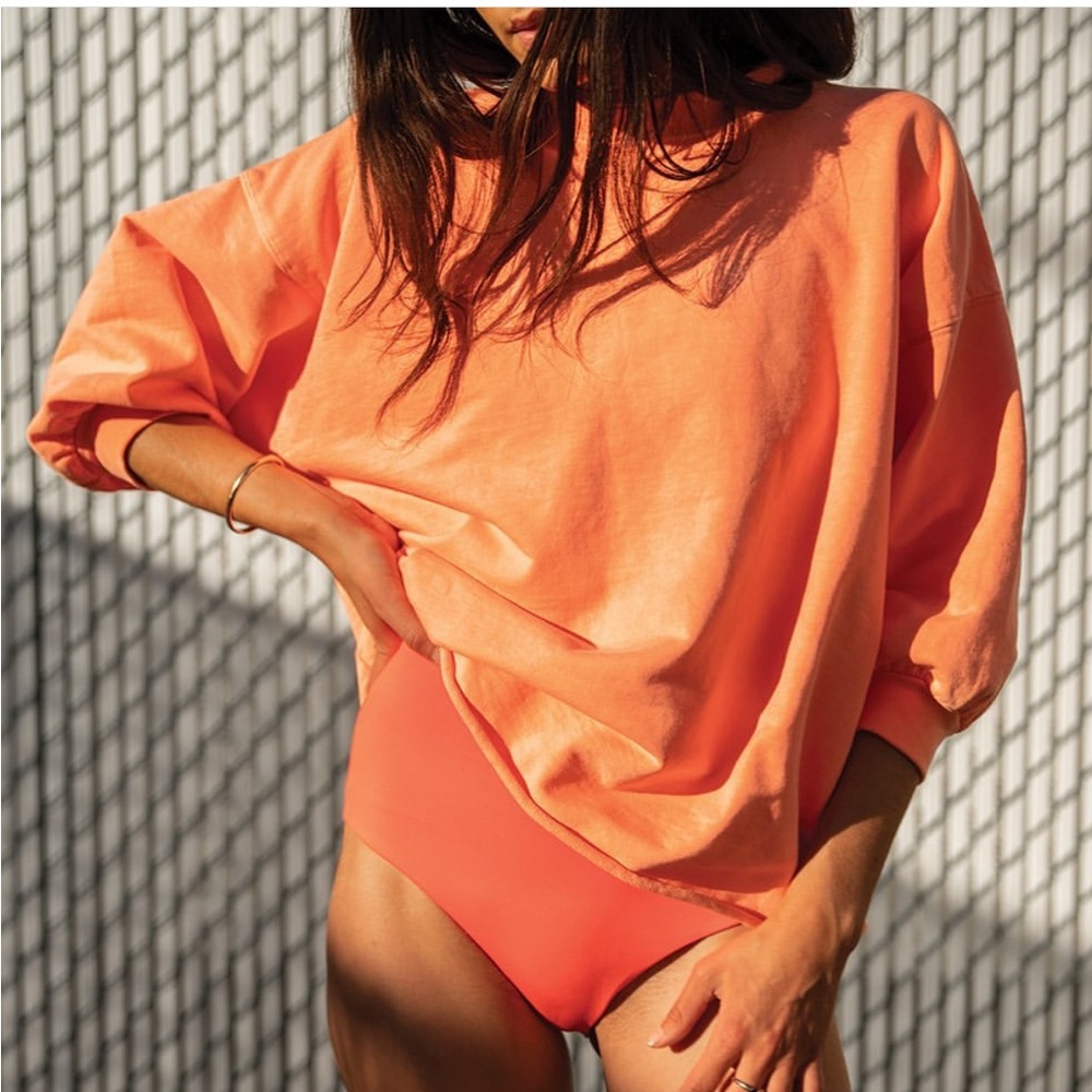 BNWT Left on Friday Sports and Rec Sweatshirt O/S in Aperol